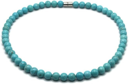 Turquoise Beaded Necklace for Healing and Spiritual Connection