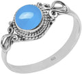Gemstone Ring Handmade 925 Sterling Silver Ring - Minimalist