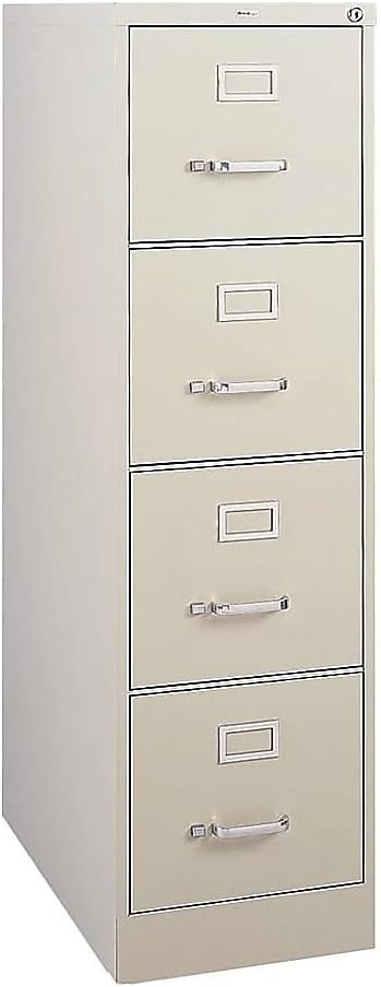STAPLES 4-Drawer Vertical File Cabinet for Organized Office Space