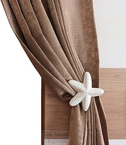 Starfish Curtain Holdback Set - Coastal Charm!