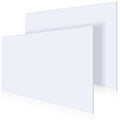 HDPE Sheet 47 x 23.6 x 1/4 in 2-Pack - Durable White Plastic Boards