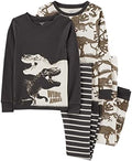 Boys Cotton 4 Pc Pajama Set - Soft Sleepwear Carters