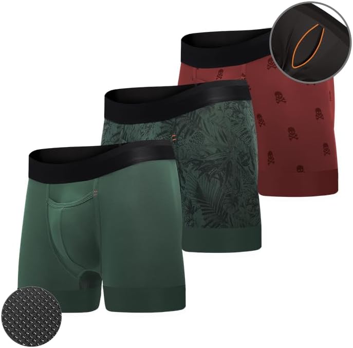 Elite Ball Pouch Underwear for Men with Fly and Performance Fabric