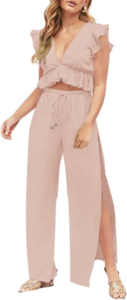 FANCYINN Womens 2 Pieces Outfits for Summer Beach and Parties