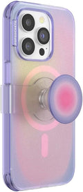 PopSockets iPhone 14 Pro Case with Slide Grip - Aura Color