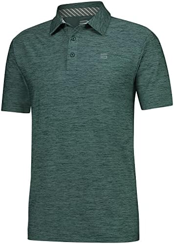 Three Sixty Six Golf Shirts for Men - Dry Fit Short-Sleeve Polo