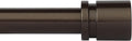 Curtain Rods for Windows 16 to 240 in Adjustable 1 in Diameter Antique