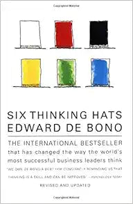 Six Thinking Hats by Edward de Bono for Creative Thinking