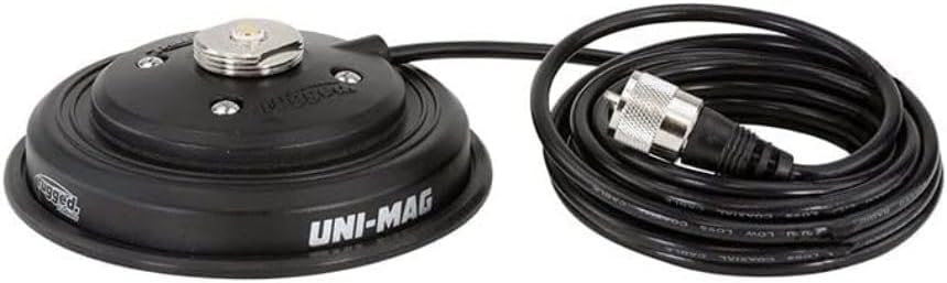 Rugged Radios NMO Mount with Magnetic Base and Coax Cable
