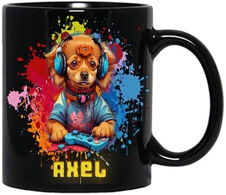 Personalized Dog Gaming Mug - Name Customization