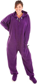 Forever Lazy Footed Adult Onesies One-Piece Pajama Jumpsuits - Cozy at