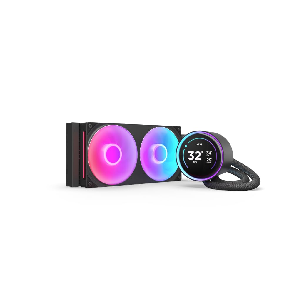 NZXT Kraken Elite 240 RGB AIO CPU Liquid Cooler for Gaming