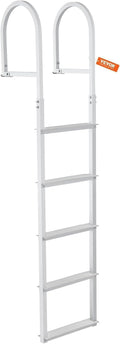 Removable Dock Ladder 3/4/5 Steps - Sturdy Aluminum Boarding Ladder