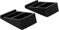 Tilted Wedge Desktop Speaker Stands for Medium Speakers - Improved