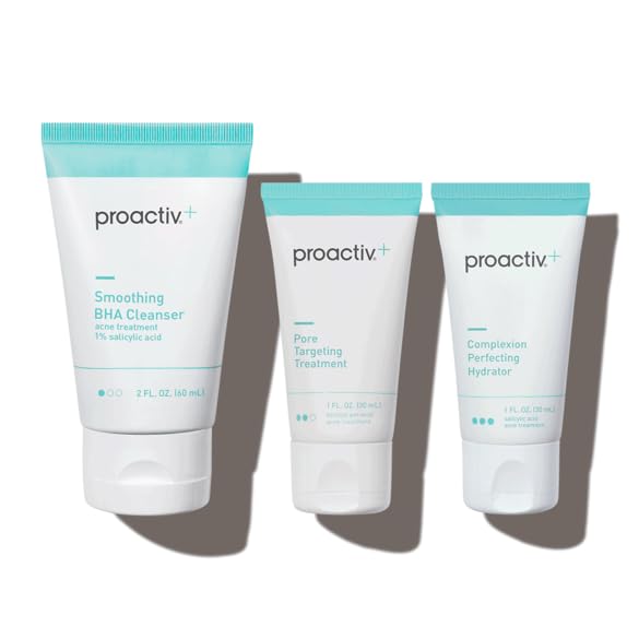 Proactiv+ 3 Step Advanced Skincare Acne Treatment Kit for Clear Skin