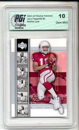 Larry Fitzgerald 2004 Upper Deck Rookie Premiere Card PGI 10 Review
