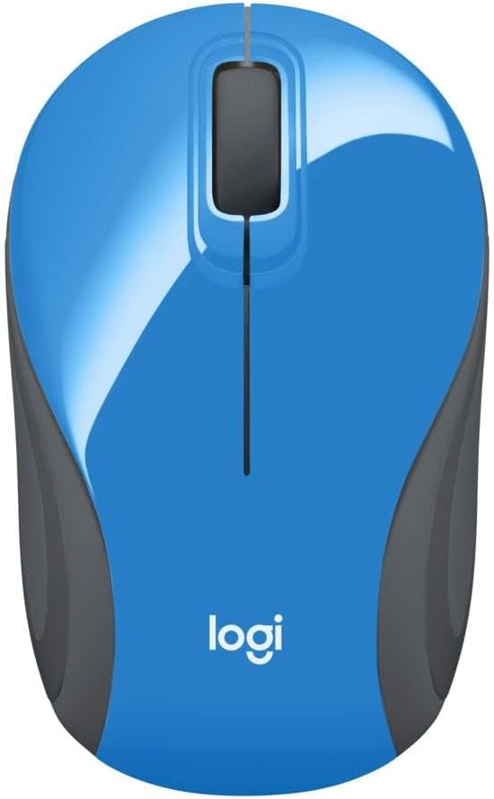Logitech Mini Mouse M187 - Ultra Portable Blue