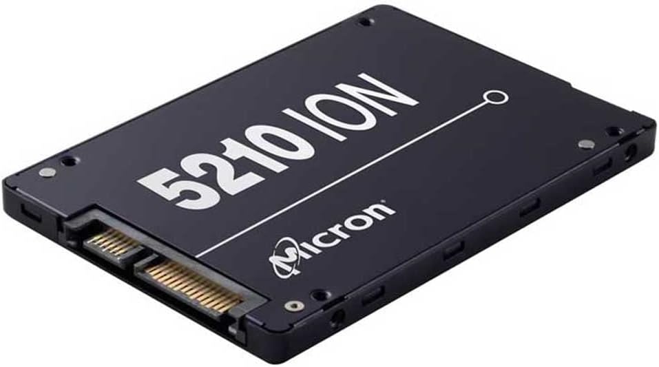 Micron 5210 Ion SSD 7.68TB QLC SATA 6GB/S 2.5-Inch Drive
