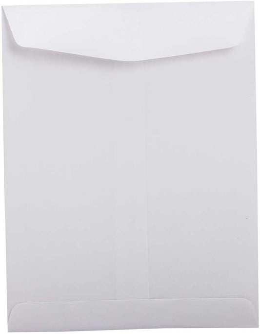 JAM PAPER White Open End Catalog Envelopes for Business Use