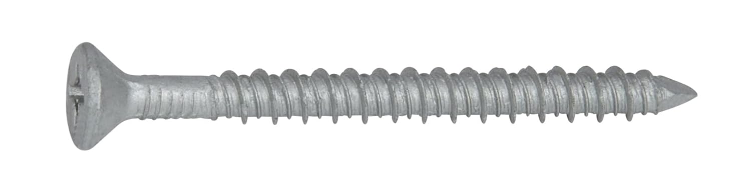 CONFAST 1/4in x 1-3/4in Concrete Screws with Drill Bit Included