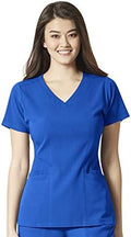WonderWink Women's Flex Back V-Neck Scrub Top for Comfort and Style