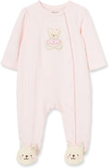 Little Me 100% Cotton Tag-Free Footie Sleeper