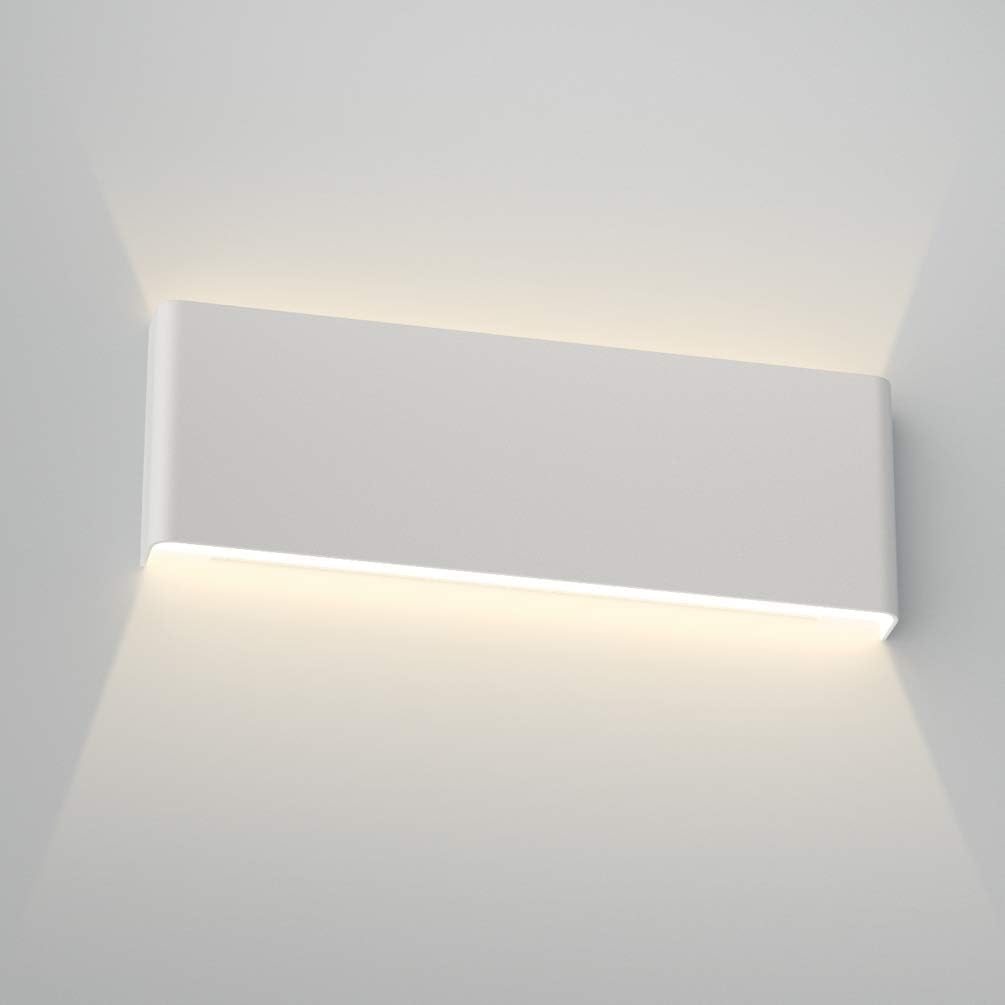 Aipsun 15.75in Matte White Modern Vanity Light for Bathroom