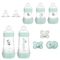 MAM Matte Essentials Gift Set, 10-Piece Newborn Boy - Anti-Colic