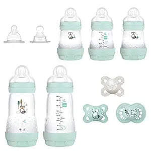 MAM Matte Essentials Gift Set for Newborn Boys - 10-Piece Set