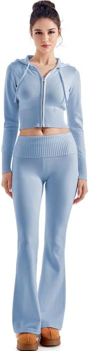 SUUKSESS Women 2 Piece Knit Sets for Trendy Fall Outfits