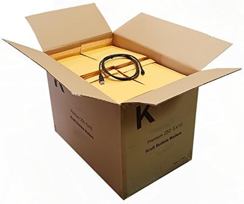 iMBAPrice 250#00 5x10 Kraft Bubble Mailers for Shipping