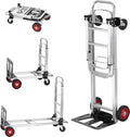 VEVOR Aluminum Folding Hand Truck 2-in-1 - 400 lb Capacity