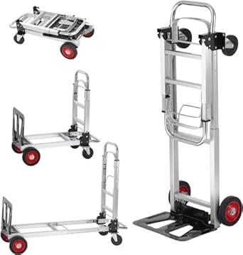 VEVOR Aluminum Folding Hand Truck: Heavy Duty 400 lbs Capacity
