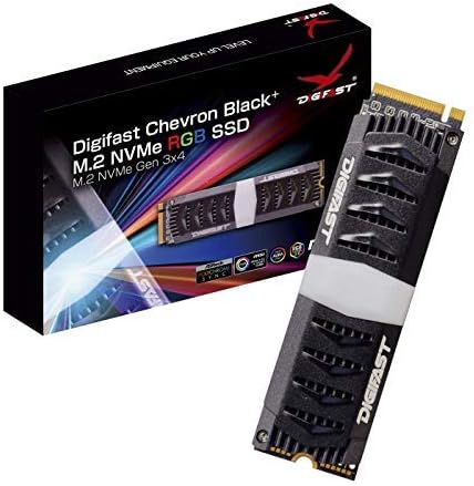 Chevron Black+ 1TB M.2 NVMe RGB SSD with Incredible Speed