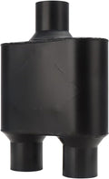 Single Chamber Muffler 2.5 in Center Inlet 2.5 in Dual Outlet