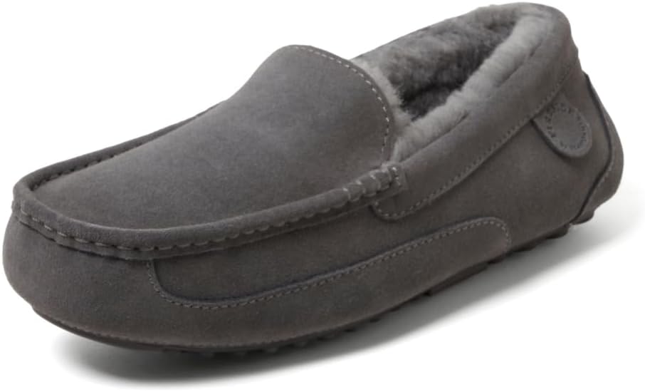 Fireside By Dearfoams Men's Melbourne Genuine Shearling Slippers