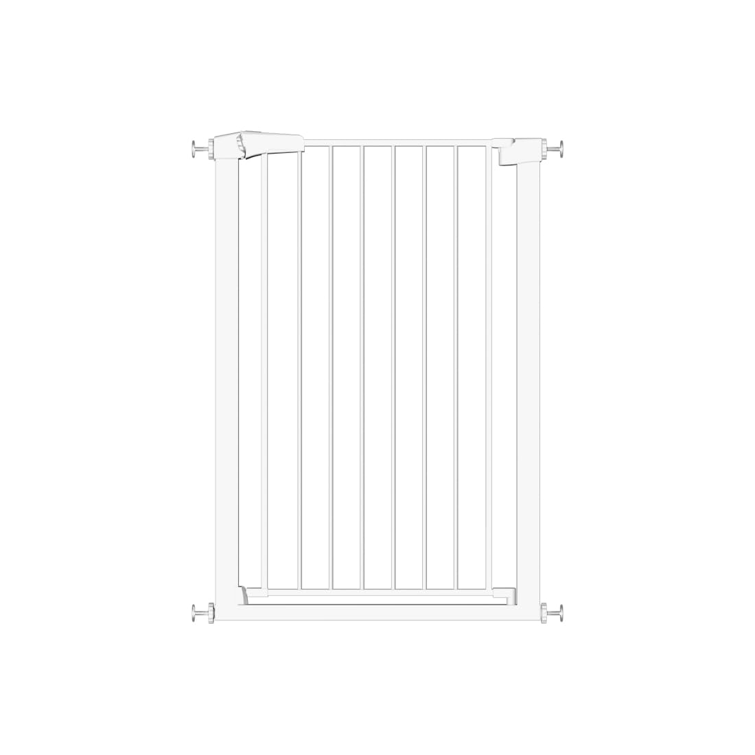 Extra Tall Narrow Baby Gate - No Drill Safety Fence by Fairy Baby