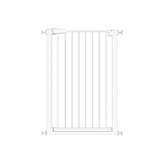Extra Tall Narrow Baby Gate - No Drill Safety Fence by Fairy Baby