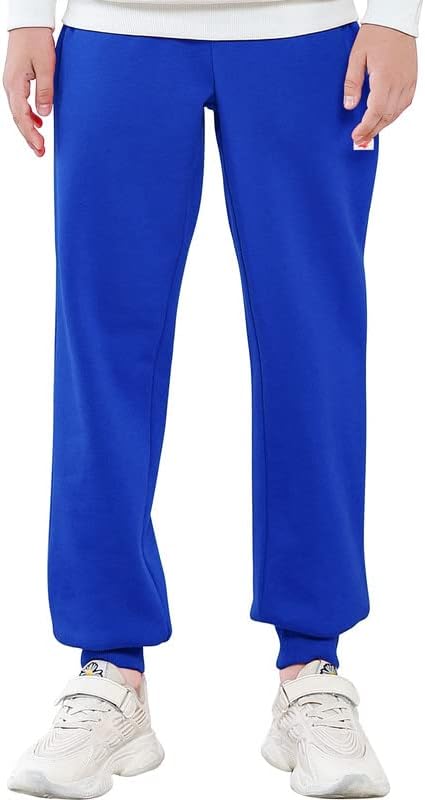 Kids Fleece Sweatpants Soft Brushed Joggers for Boys and Girls