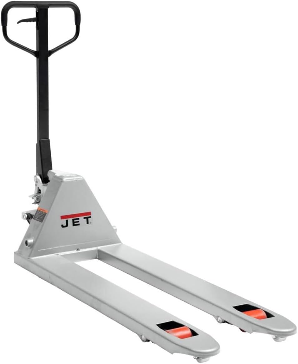 JET 20 x 48 Pallet Jack with 6600 Lb Capacity for Heavy Loads