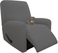 Easy-Going 4 Piece Dual Waterproof Recliner Cover - Soft Gray Protects
