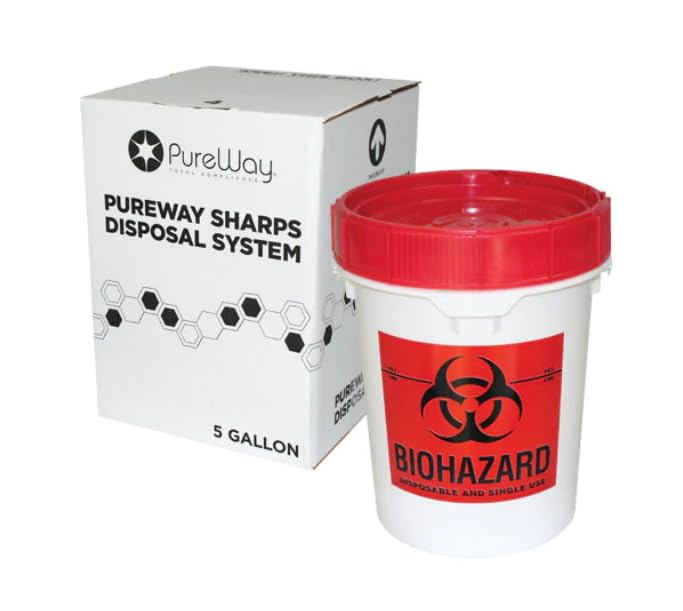 MailBack 5 Gallon PureWay Sharps Container Disposal System