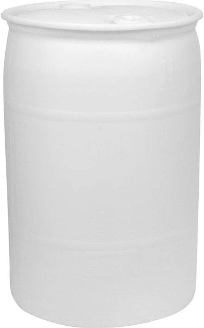 Poly Drum, Closed Head, 55 Gal, White - Durable Storage Solution