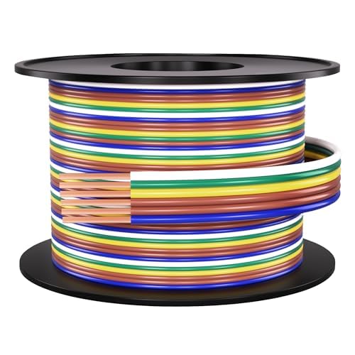 100Ft 16AWG CCA Trailer Wiring Spool for RV and Camper Use