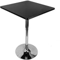 Rotary Pub Table - Height Adjustable 27.5-36.4In, 360 Swivel Bar Top Table