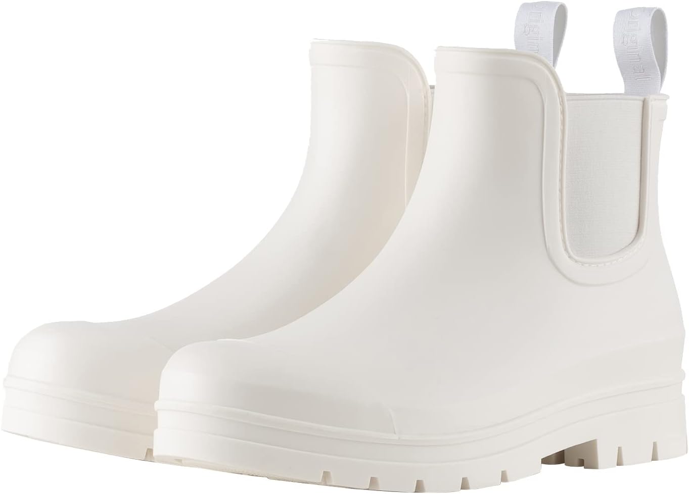 Planone Short Rain Boots for Women - Waterproof Chelsea Style