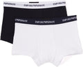 Emporio Armani Men's 2 Pack Cotton Trunk - Comfortable Everyday Fit