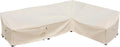 Heavy Duty Outdoor Sectional Sofa Cover 115x83 in - Durable Protection