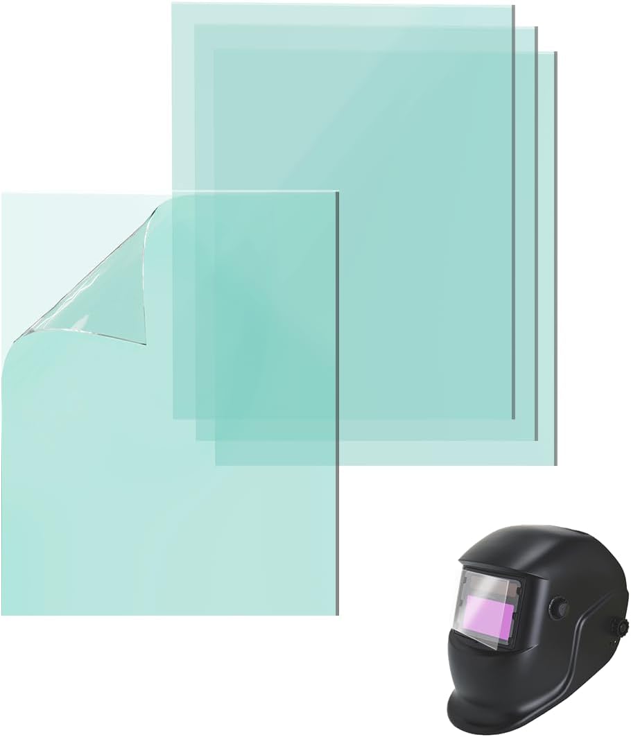 Dalekay 10 Pcs Clear Lens Covers for Welding Helmet