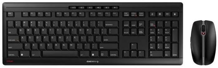 Wireless Cherry Keyboard & Mouse Combo, Rechargeable